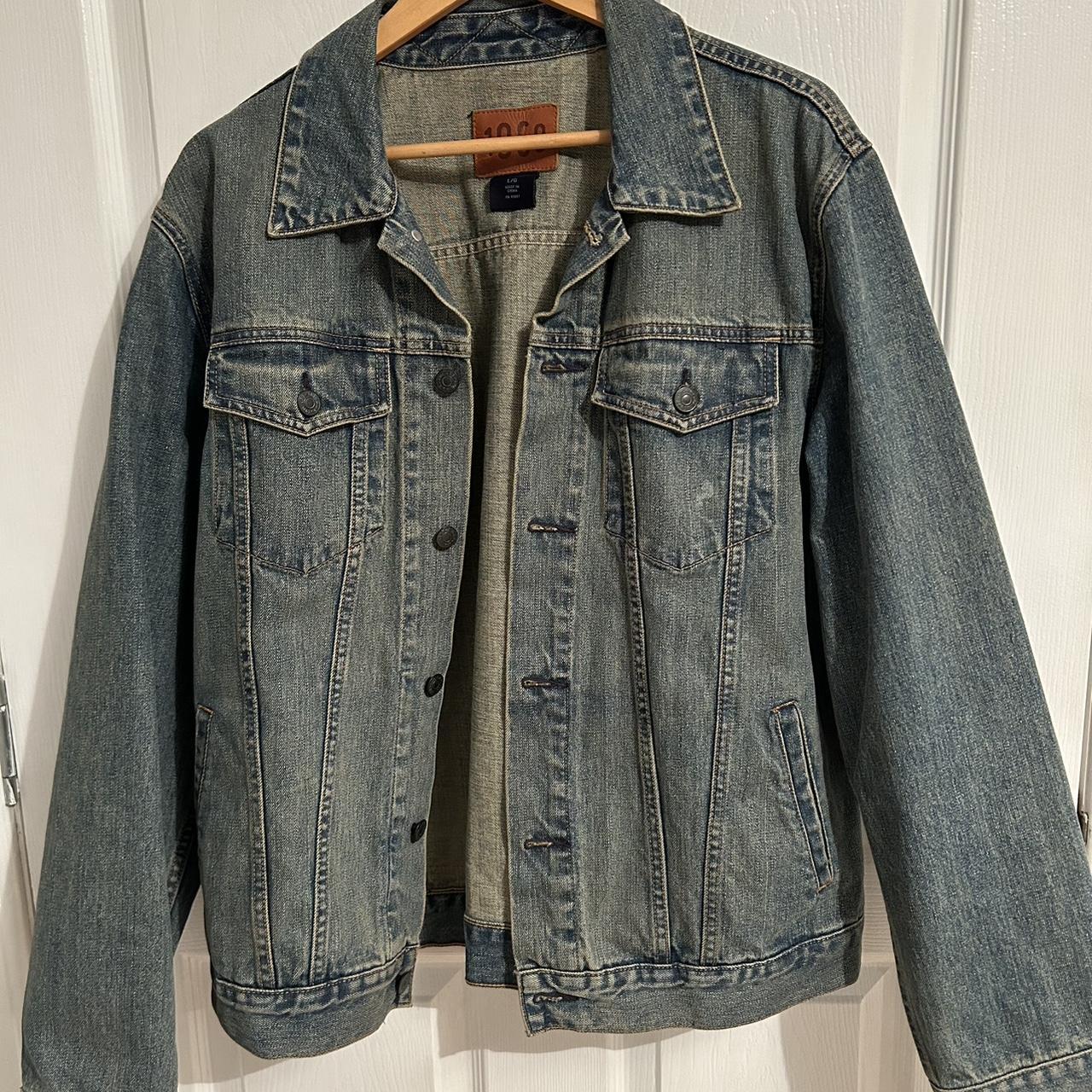 Gap Men's Blue and Navy Jacket | Depop