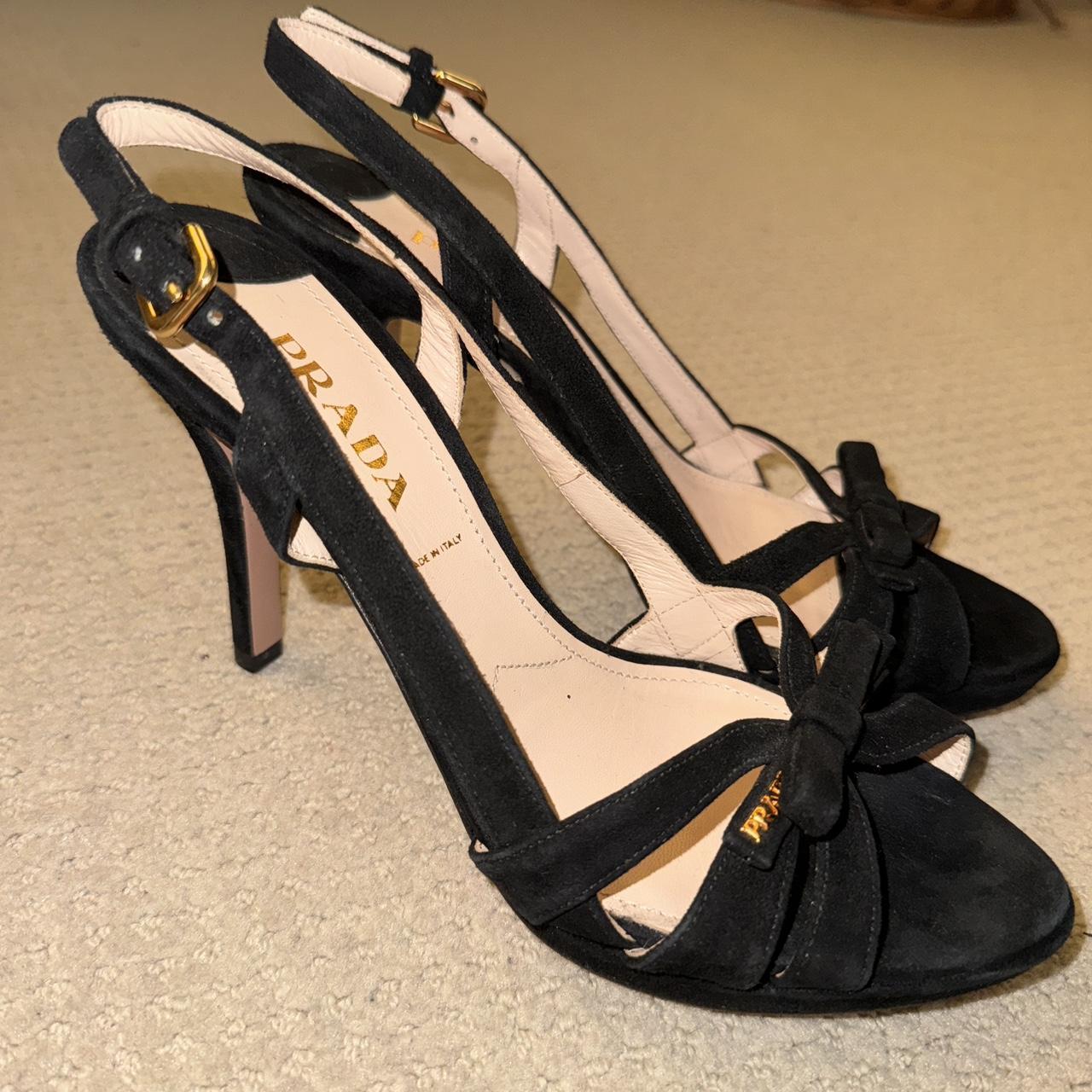 Prada slingback sandals hotsell