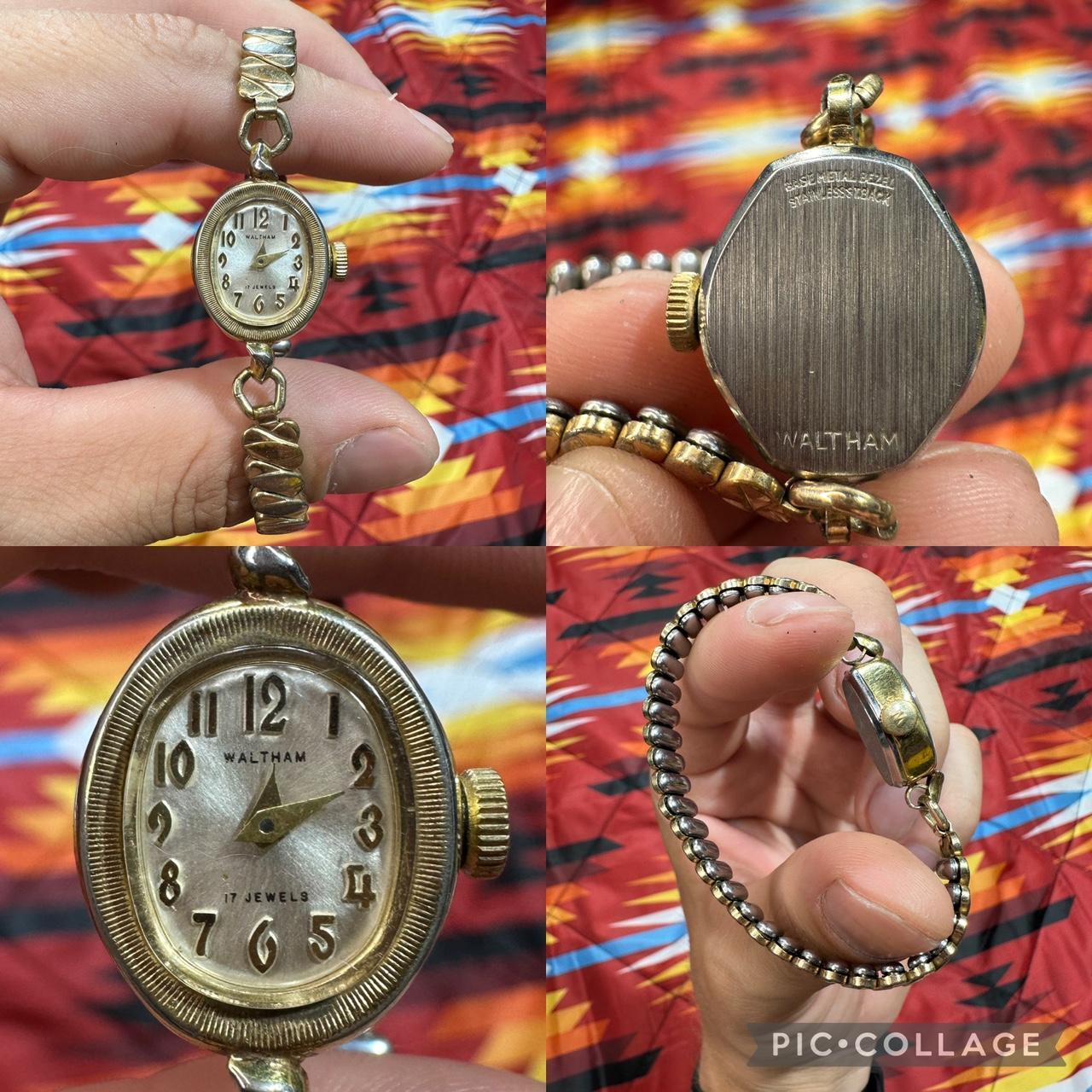 Vintage Waltham 17 Jewels Women Wristwatch Base Depop