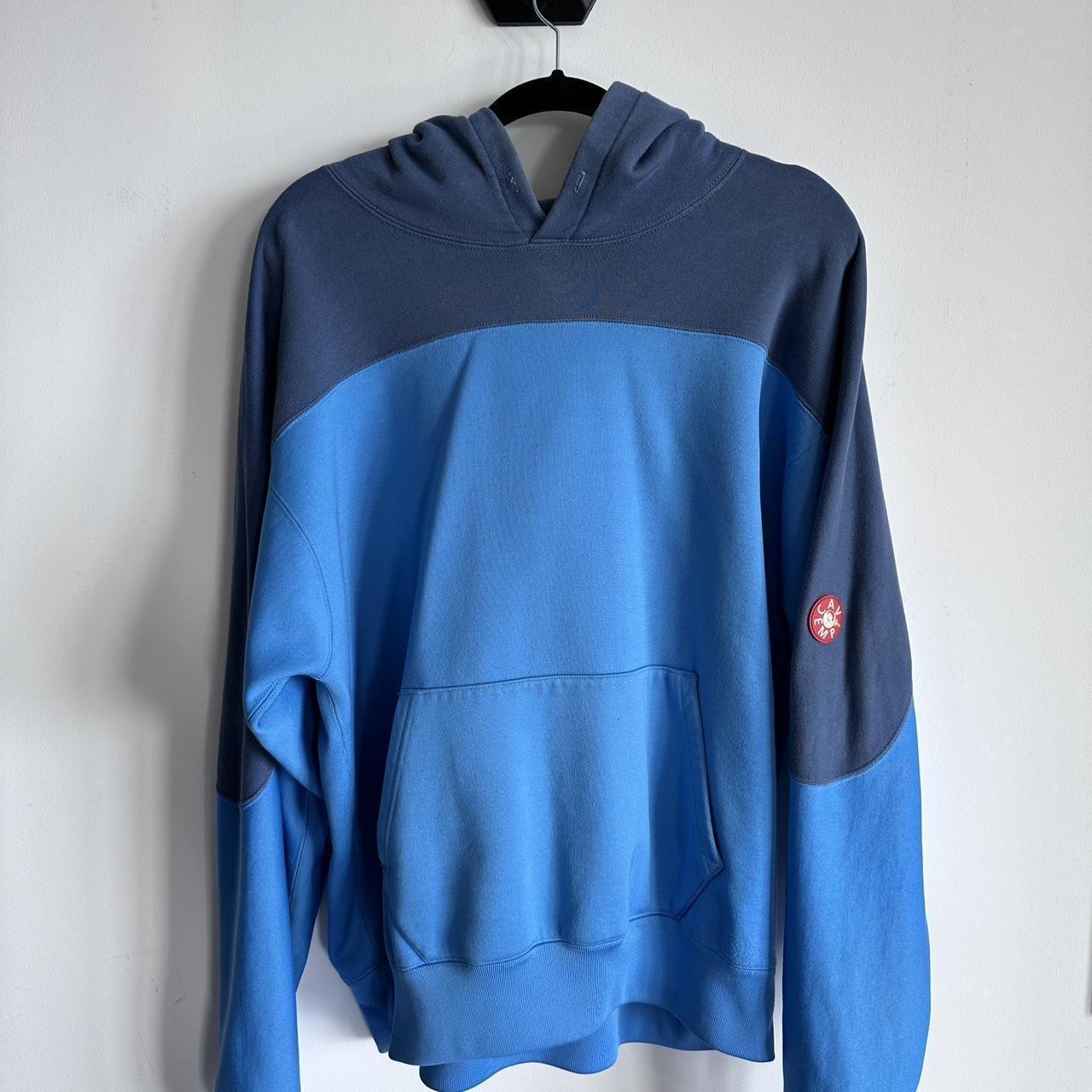 Cav Empt Hoodie in Two Tone Blue Size