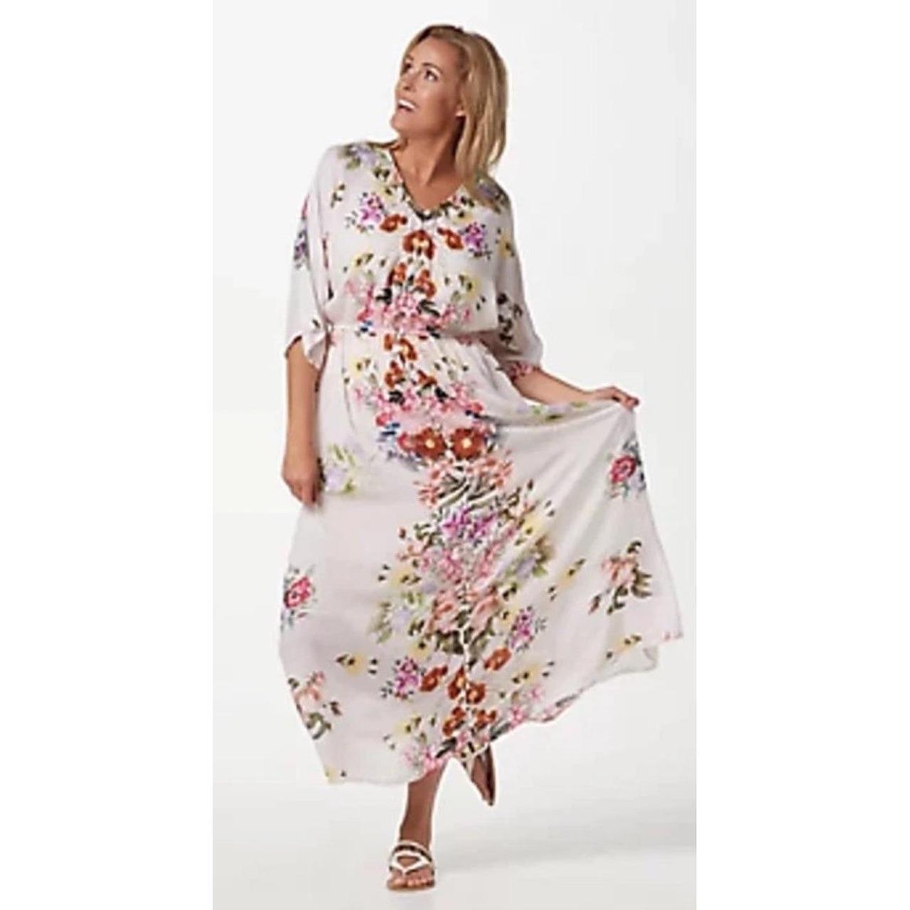 Women's Petite Dress White XL – Tolani Collection Thalia Maxi