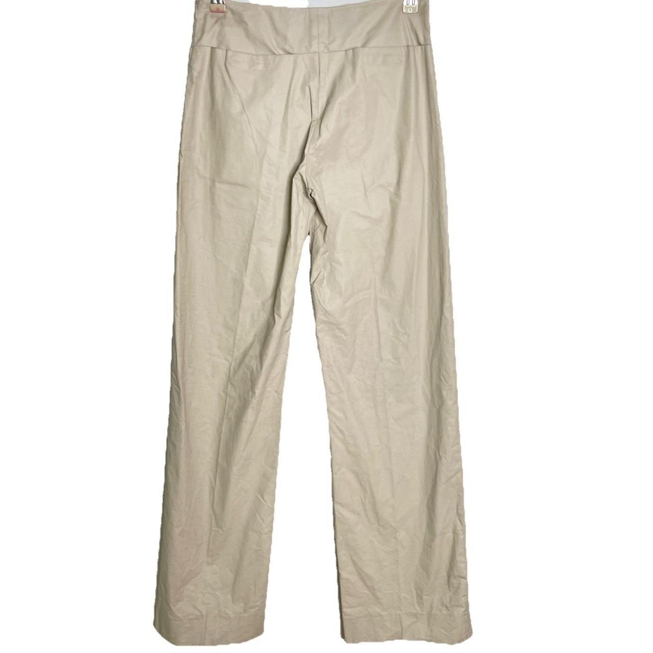 Miu Miu Women's Pants - Tan - 2 – Miu Miu Waxed C… - image 4