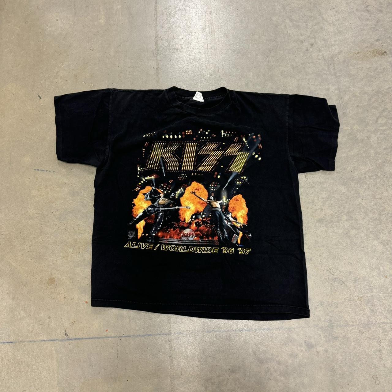 Vintage factory KISS Alive Worldwide 96’ 97’ Concert Shirt