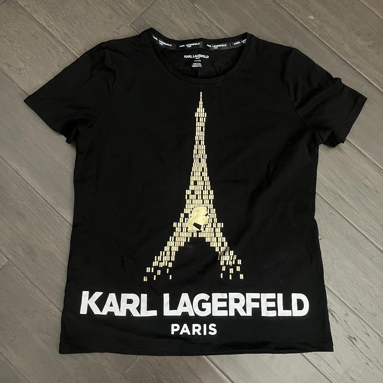 Karl Lagerfeld★Eiffel Tower エッフェル塔 プリント Tシャツ KARL LAGERFELD PARIS Women's Eiffel Tower T-Shirt - Macy's