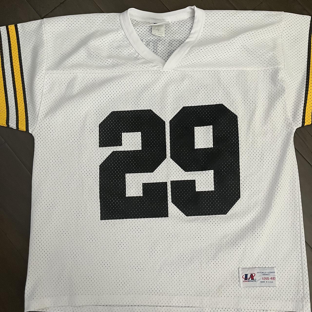 Vintage 90's Pittsburgh Steelers 29 Barry Foster Black & 