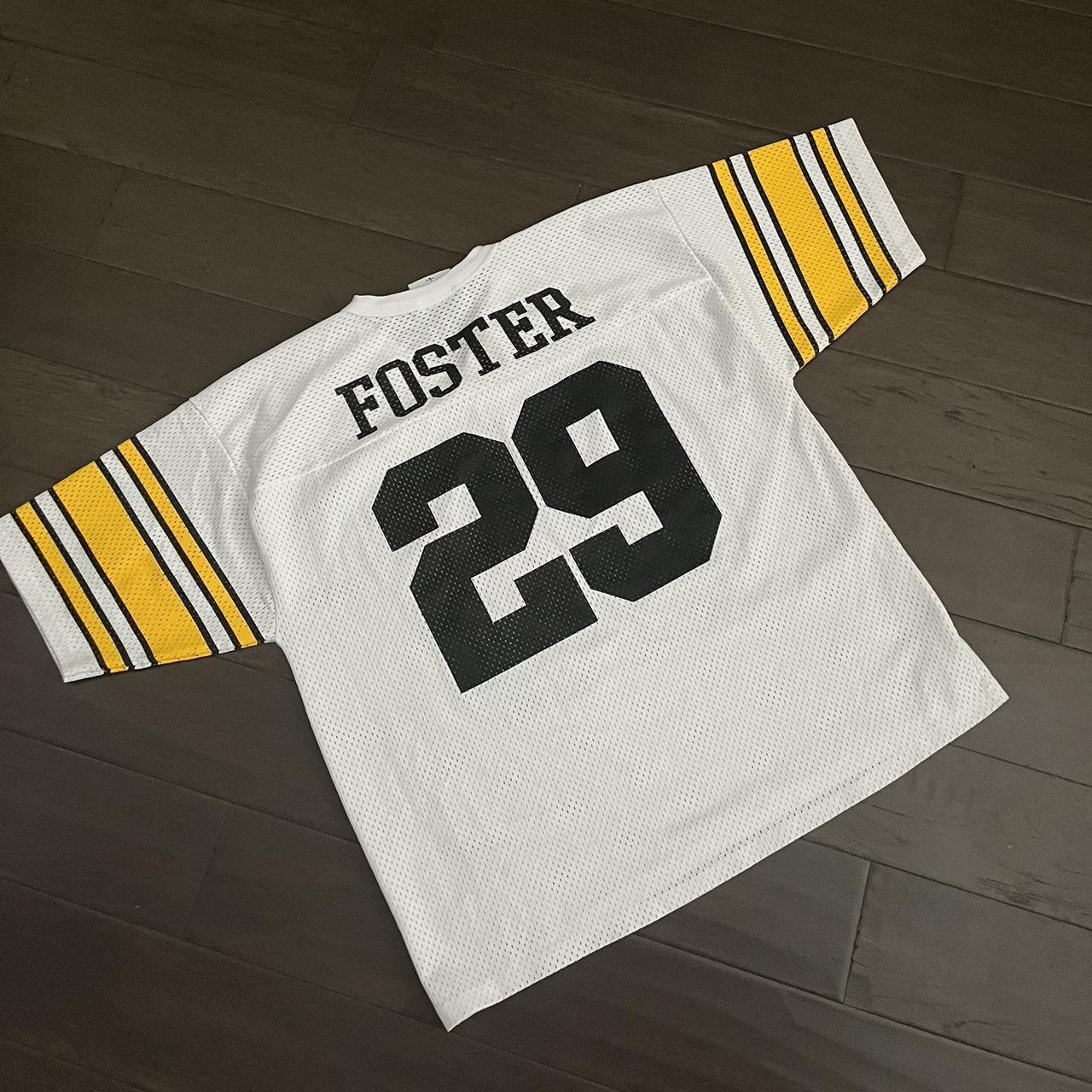 Vintage 90's Pittsburgh Steelers 29 Barry Foster Black & 