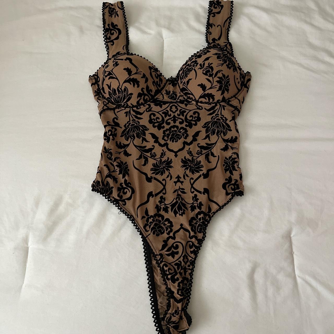 Sexy one piece Worn once Stomach part is kind of... - Depop