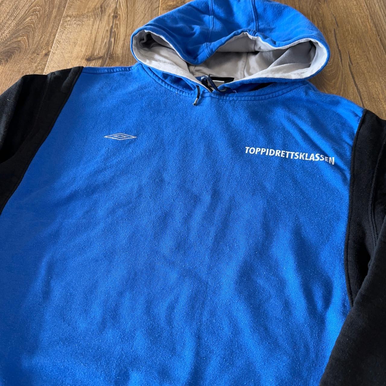 Umbro Men's Blue Hoodie Depop