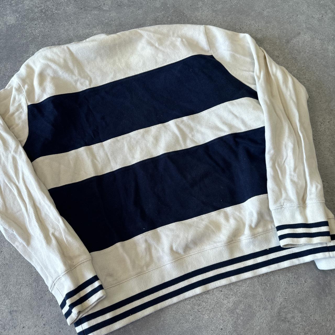Yves Saint Laurent Men's White Sweatshirt | Depop