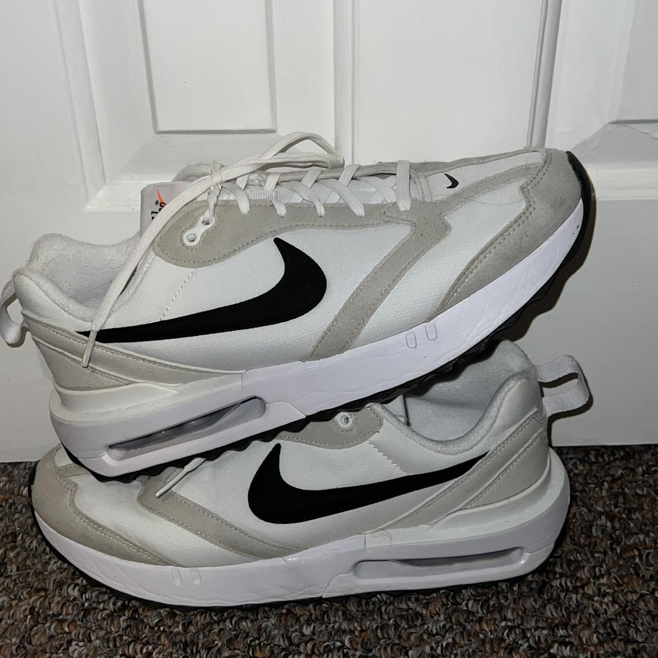 Nike Air Max Dawn Trainers White/Black UK 9 Brand... - Depop