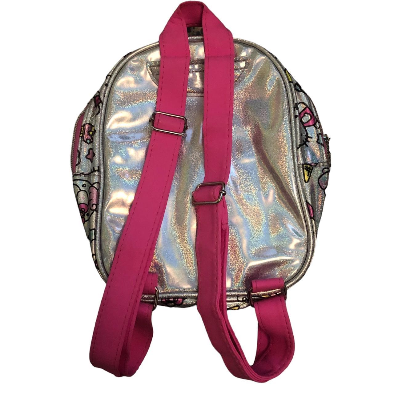 Sanrio Hello Kitty iridescent mini backpack. 9” in... Depop