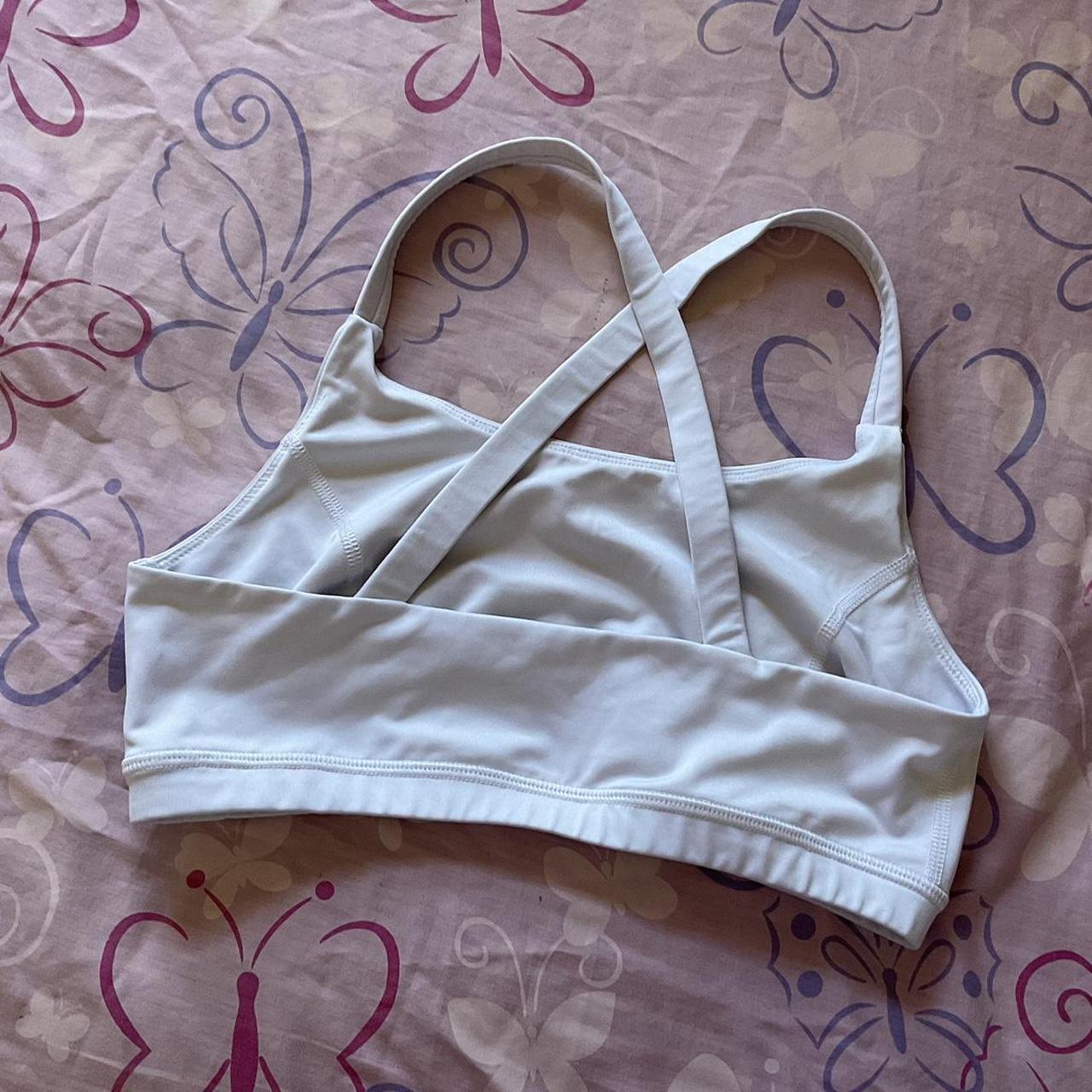 avia sports bra 🤍 athletic material with racer back - Depop