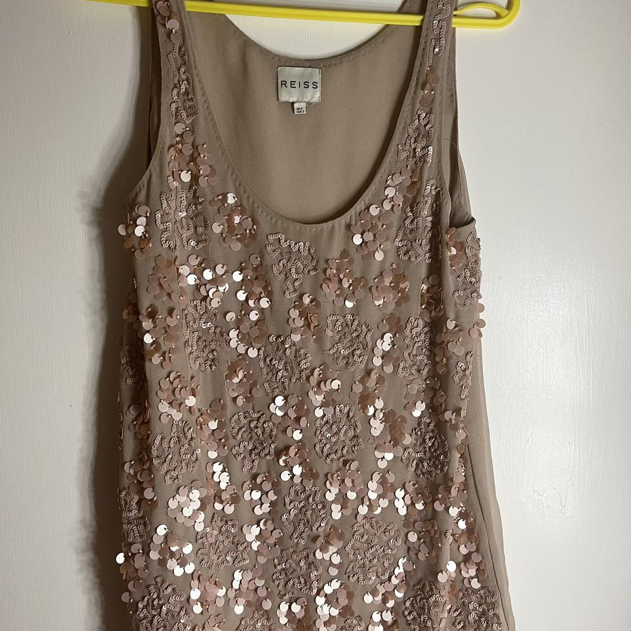 Reiss Sequin Vest Top Worn, but good condition.... - Depop