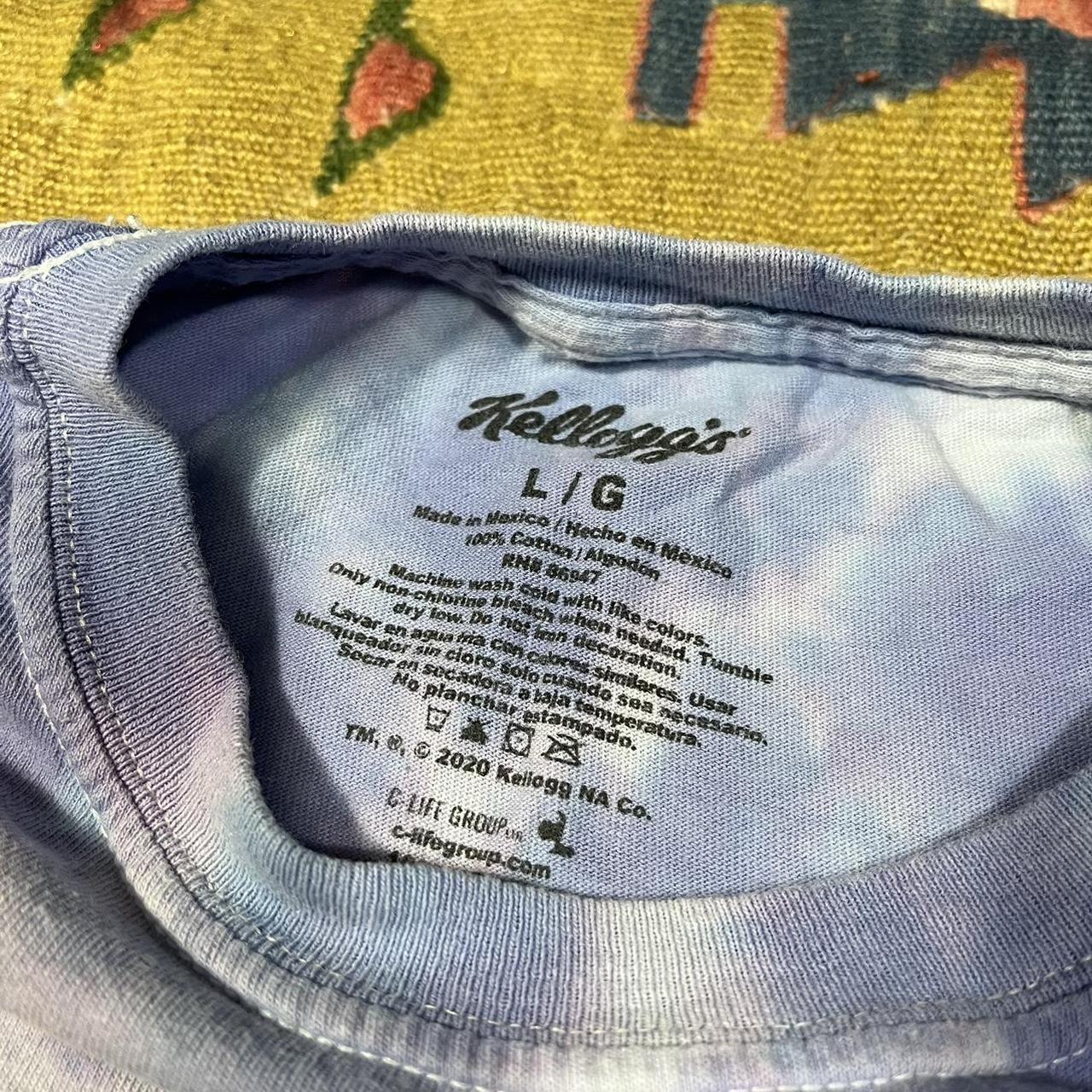 kellogg's tie dye shirt