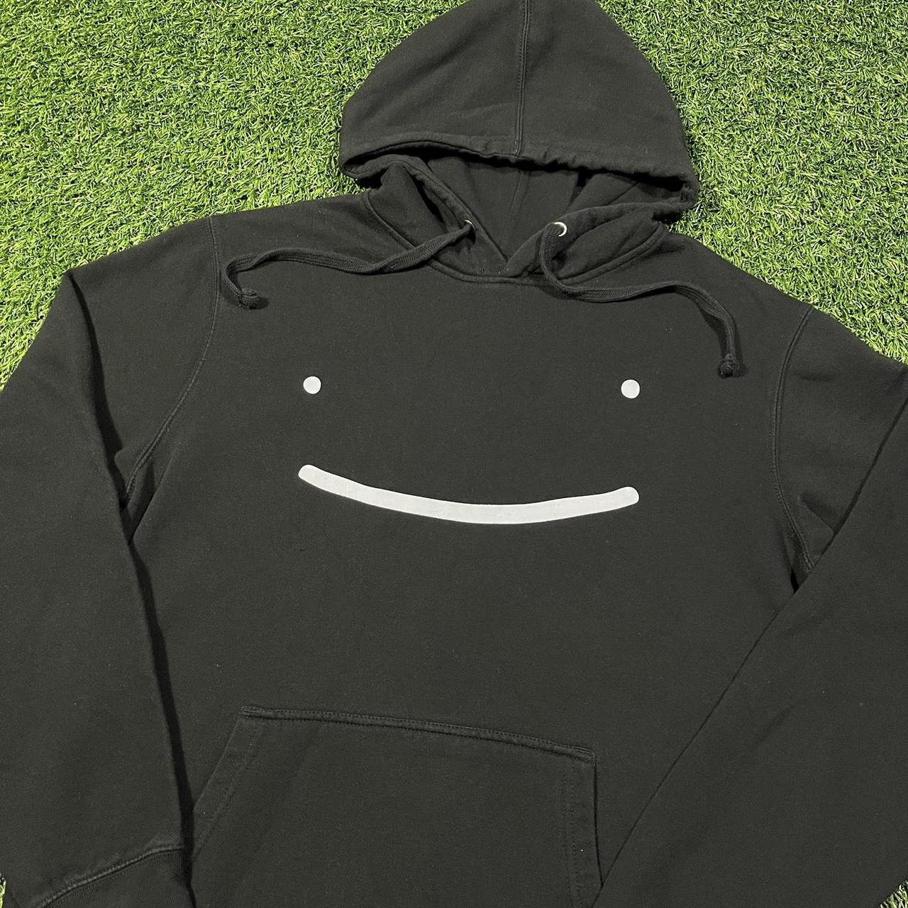 Dream Smiley Face Black Pullover Hoodie Jacket Adult... - Depop