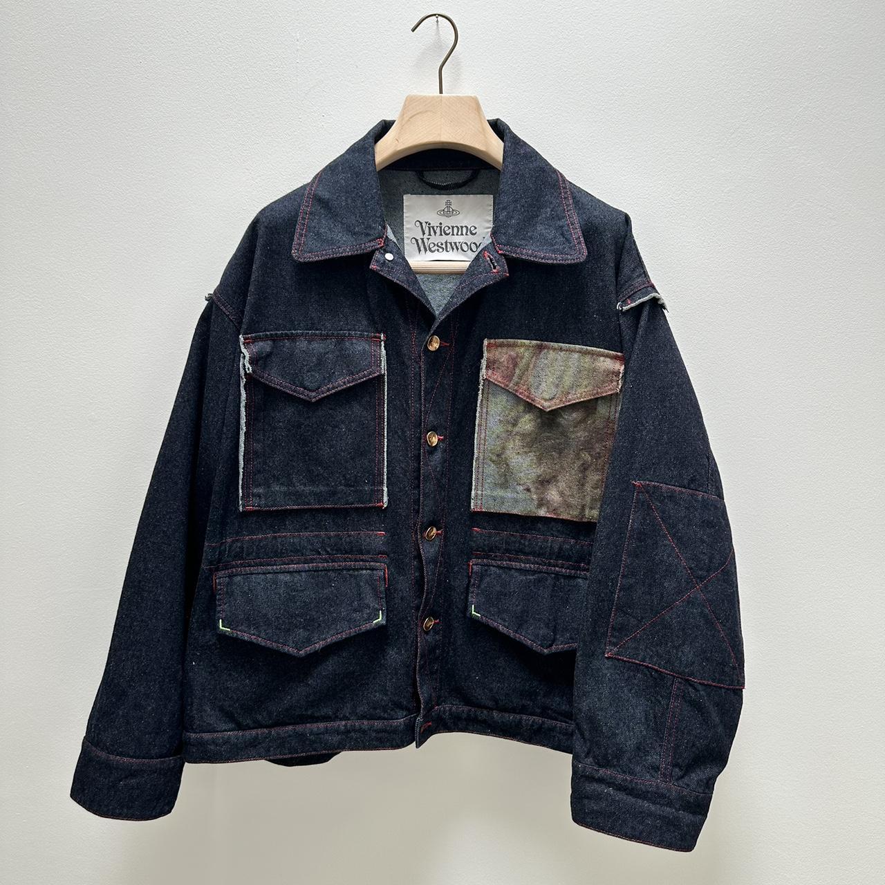 【Vivienne Westwood】BEN RAW EDGE JACKET ジャケット Vivienne Westwood Ben raw edge indigo denim | Depop