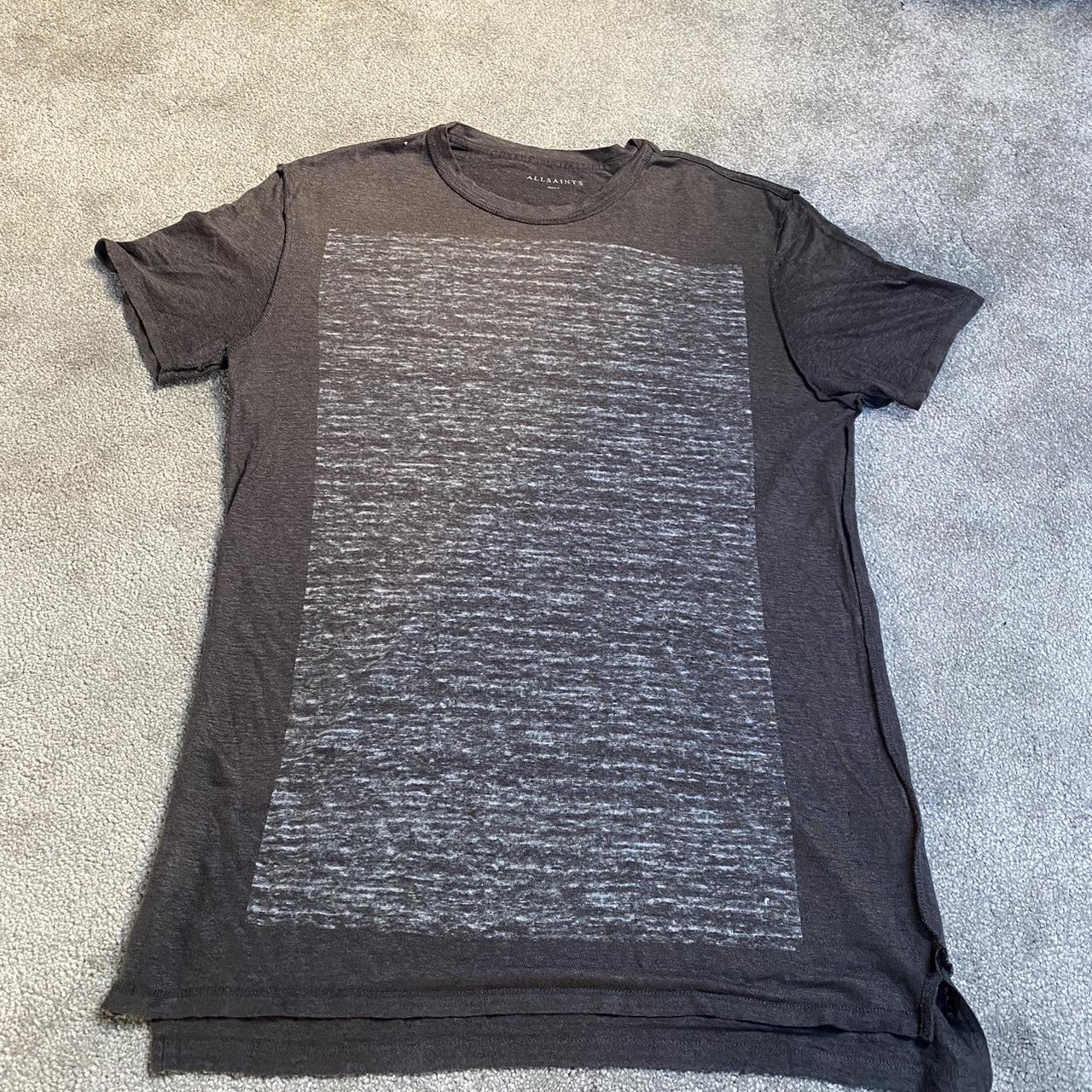 allsaints t shirt grey