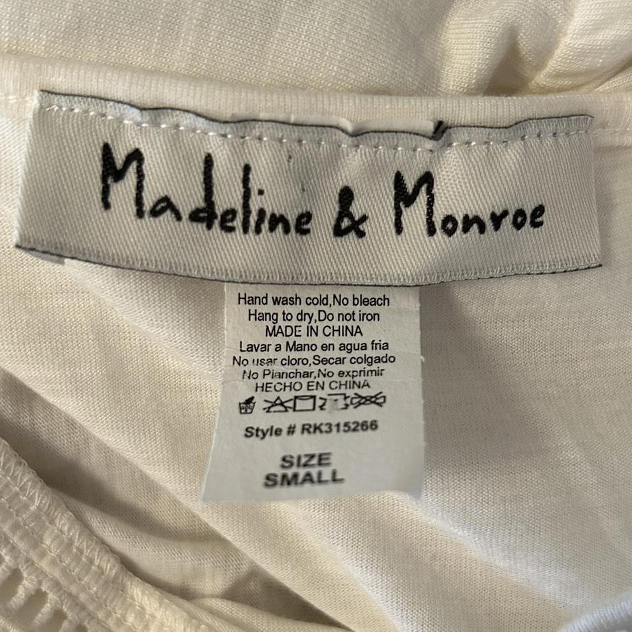 MADELiNE Women's White Vest | Depop