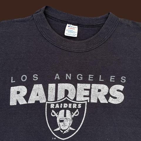 Vintage 90s Stone Apex One Los Angeles Raiders Graphic T-Shirt - X-Large  Cotton– Domno Vintage