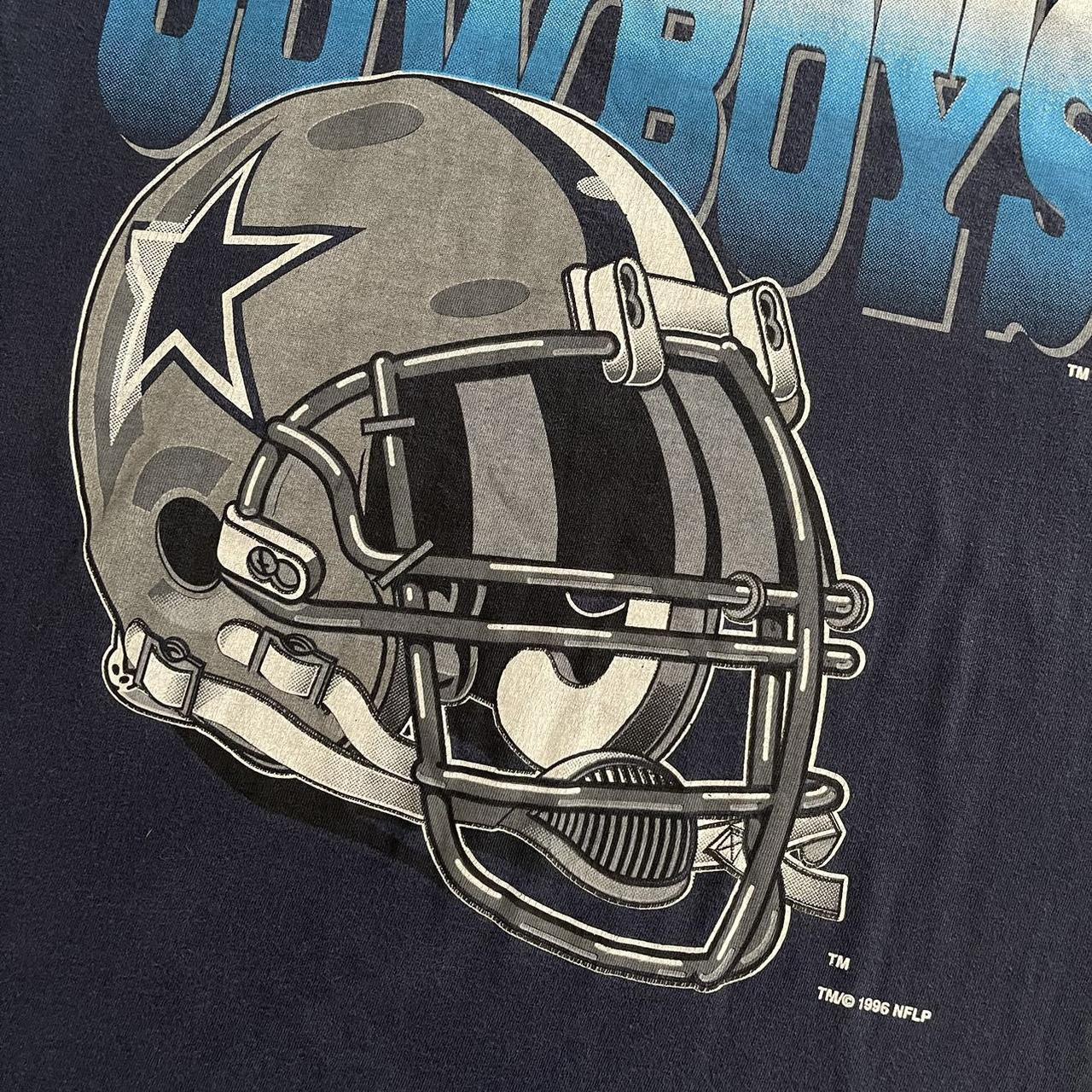 Vintage 90s Dallas Cowboys football helmet t shirt - Depop