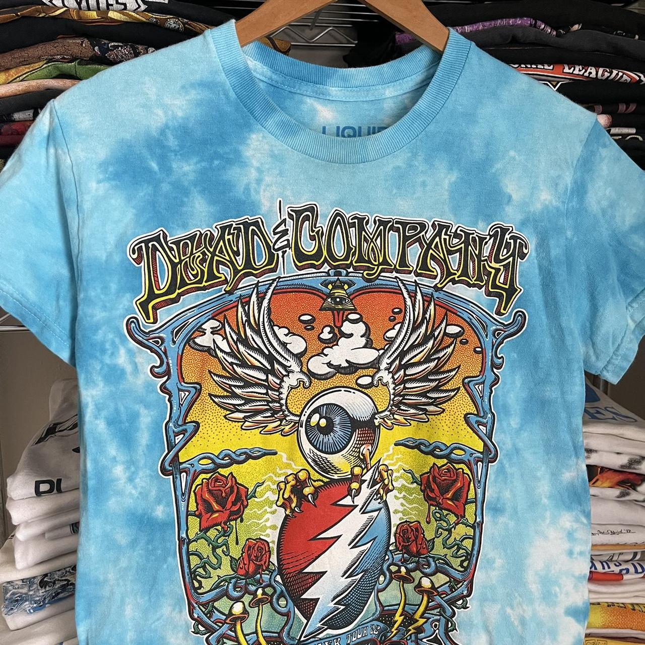 Grateful Dead Batik Blue T-Shirt Tee Liquid Blue