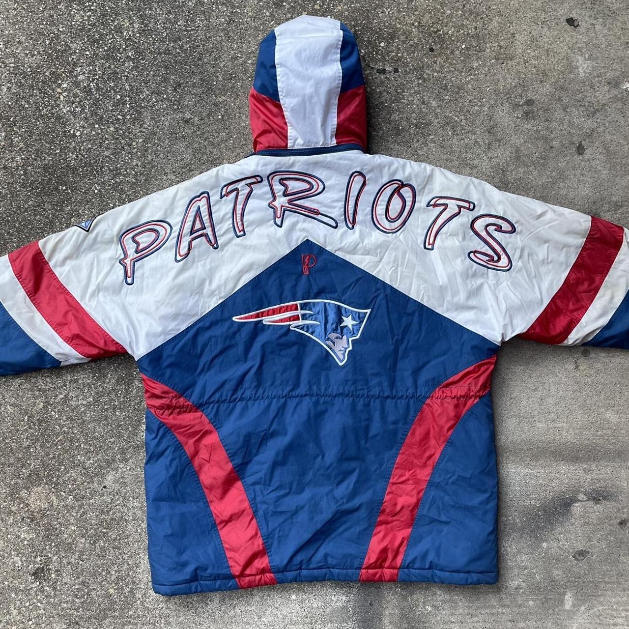 Vintage 90's New England Patriots STARTER NFL Coat Hooded 