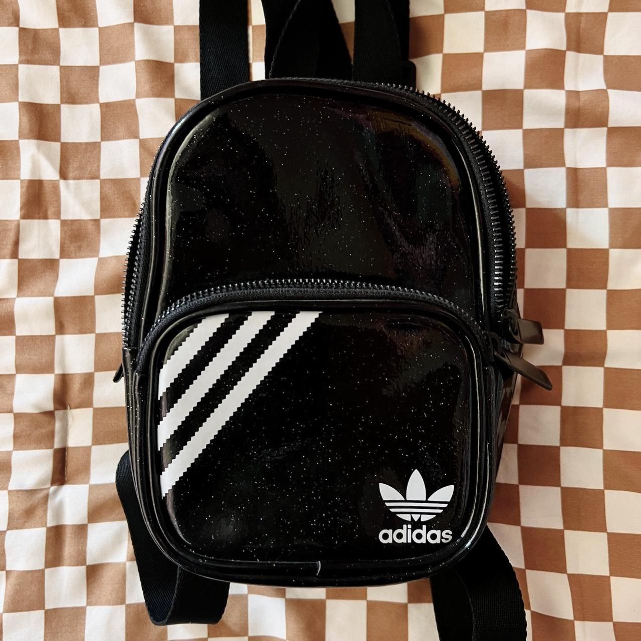 Adidas Black Glitter Mini backpack A stylish. Depop