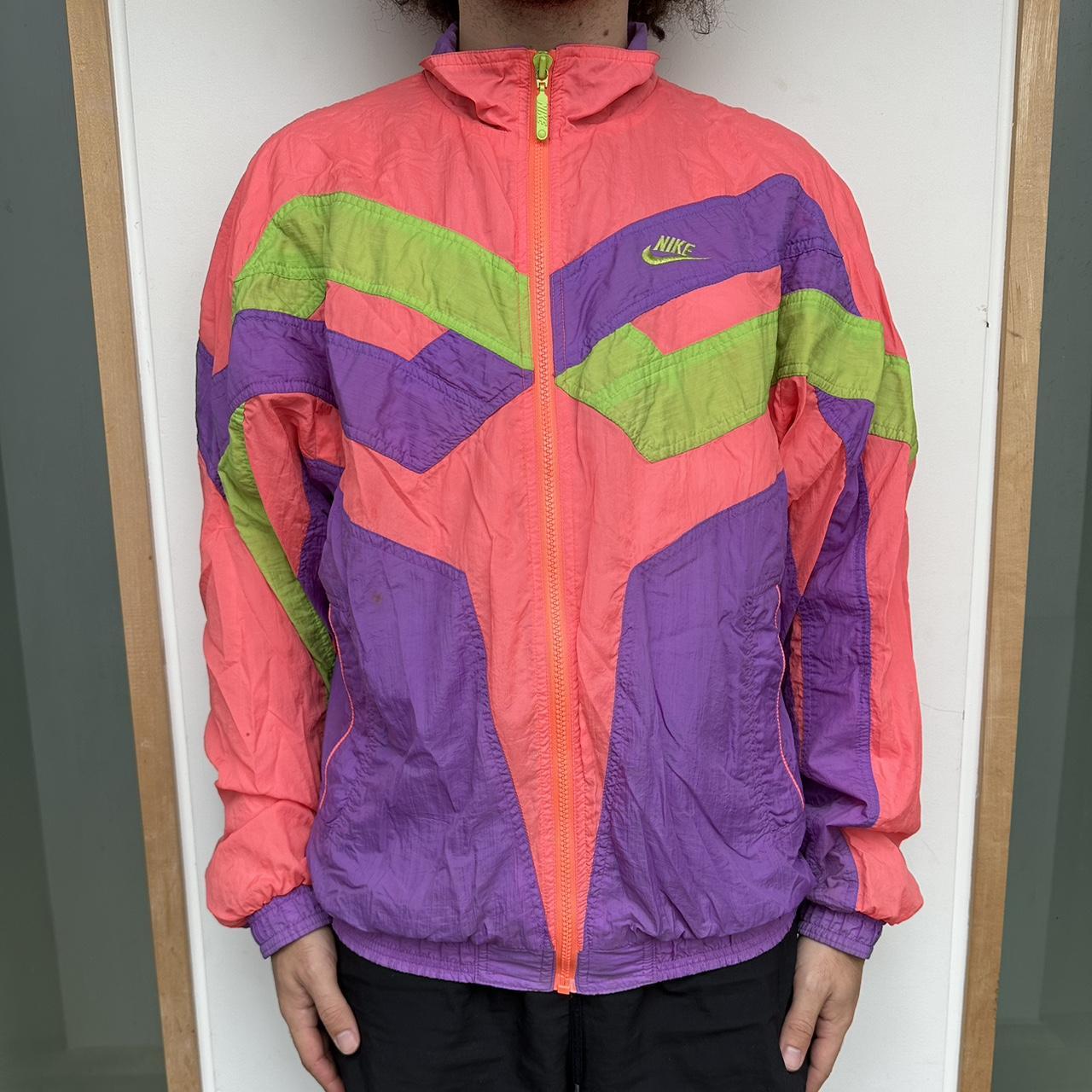 vintage pink nike windbreaker