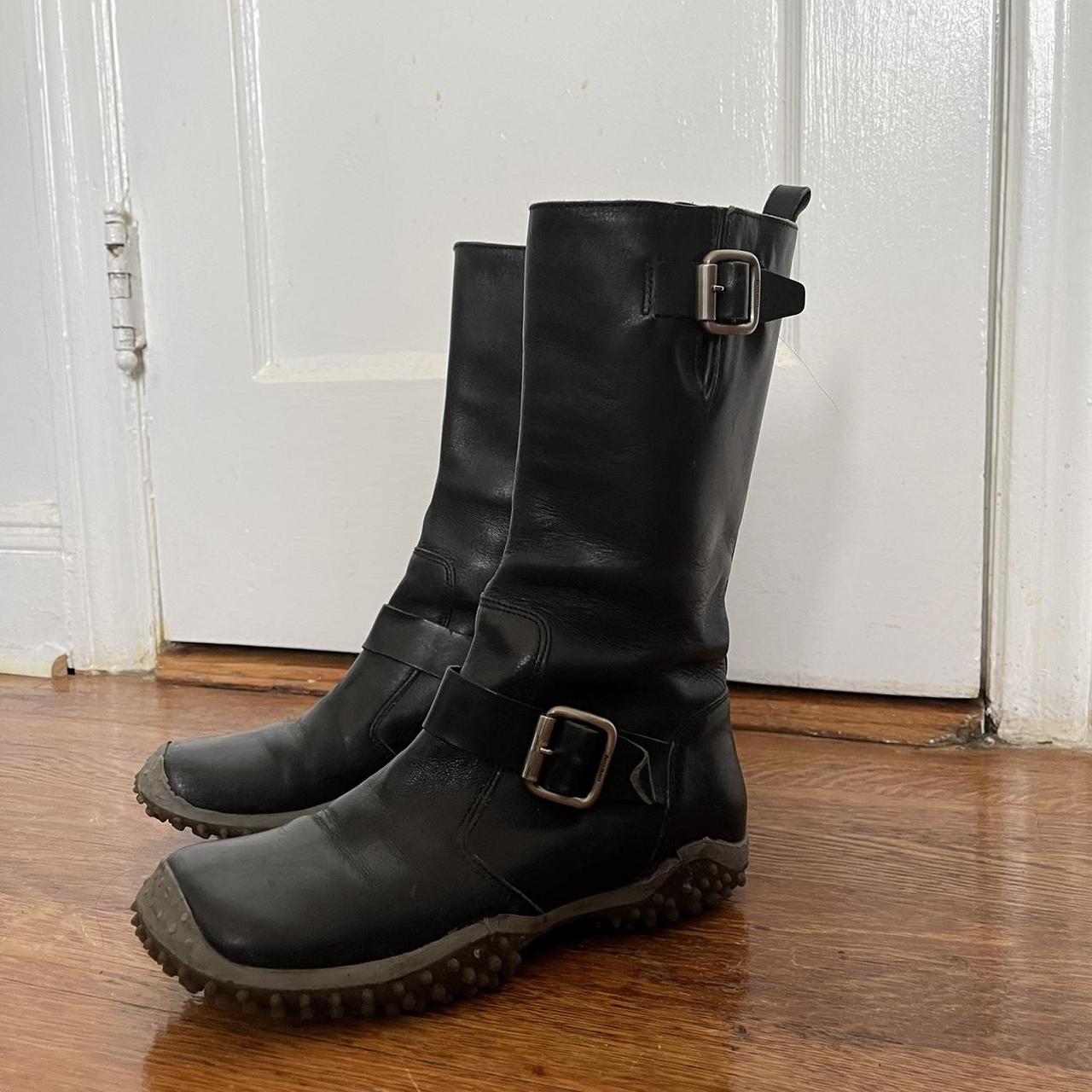 靴 1999aw archive miumiu boots Miu Miu Fall 1999 Biker Boots – velvetknife