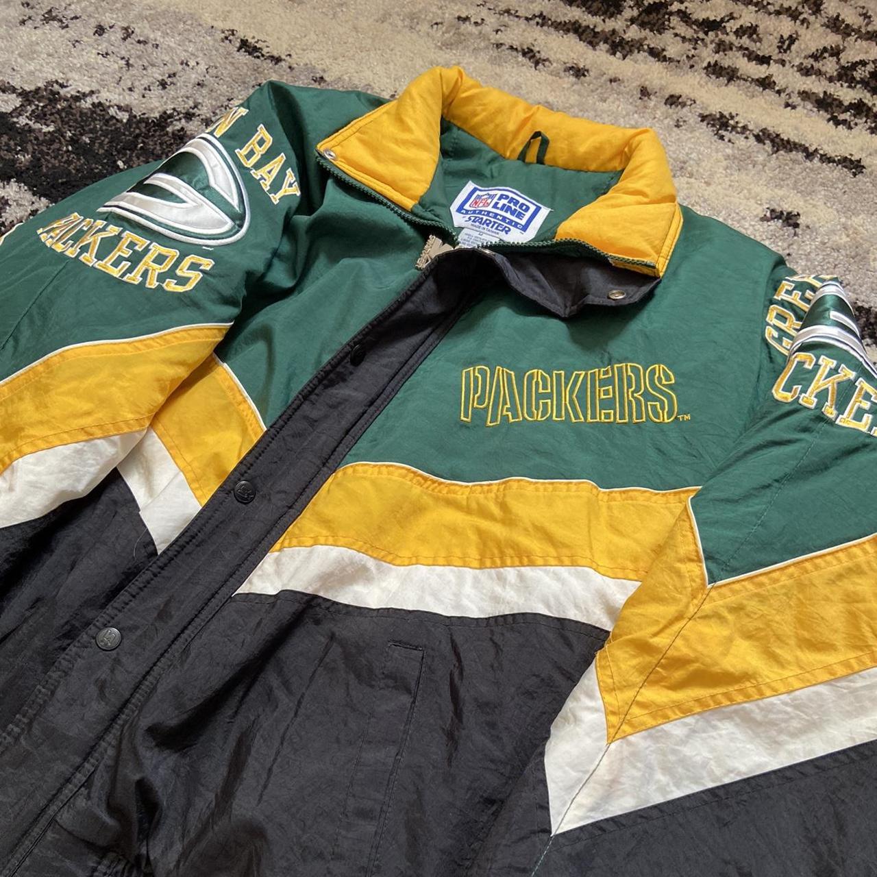 Green Bay Packers Pro Line Starter jacket Size - - Depop