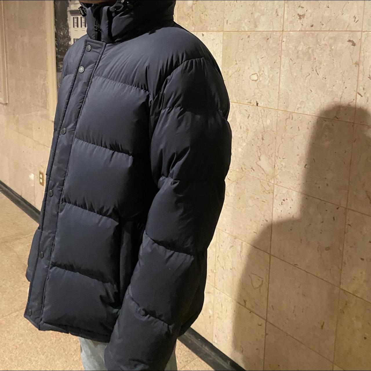 Aritzia Men's Navy Jacket Depop