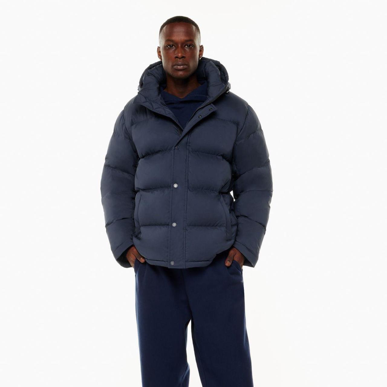 Aritzia Men's Navy Jacket Depop