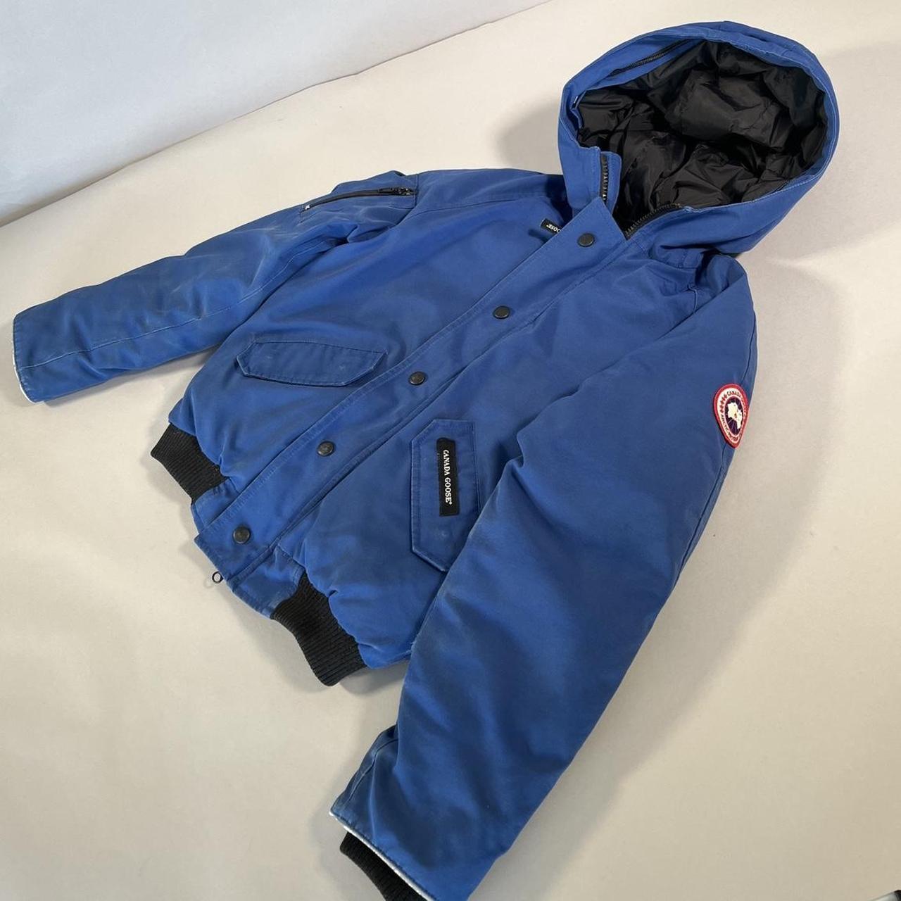 Canada Goose Women's Blue Jacket | Depop