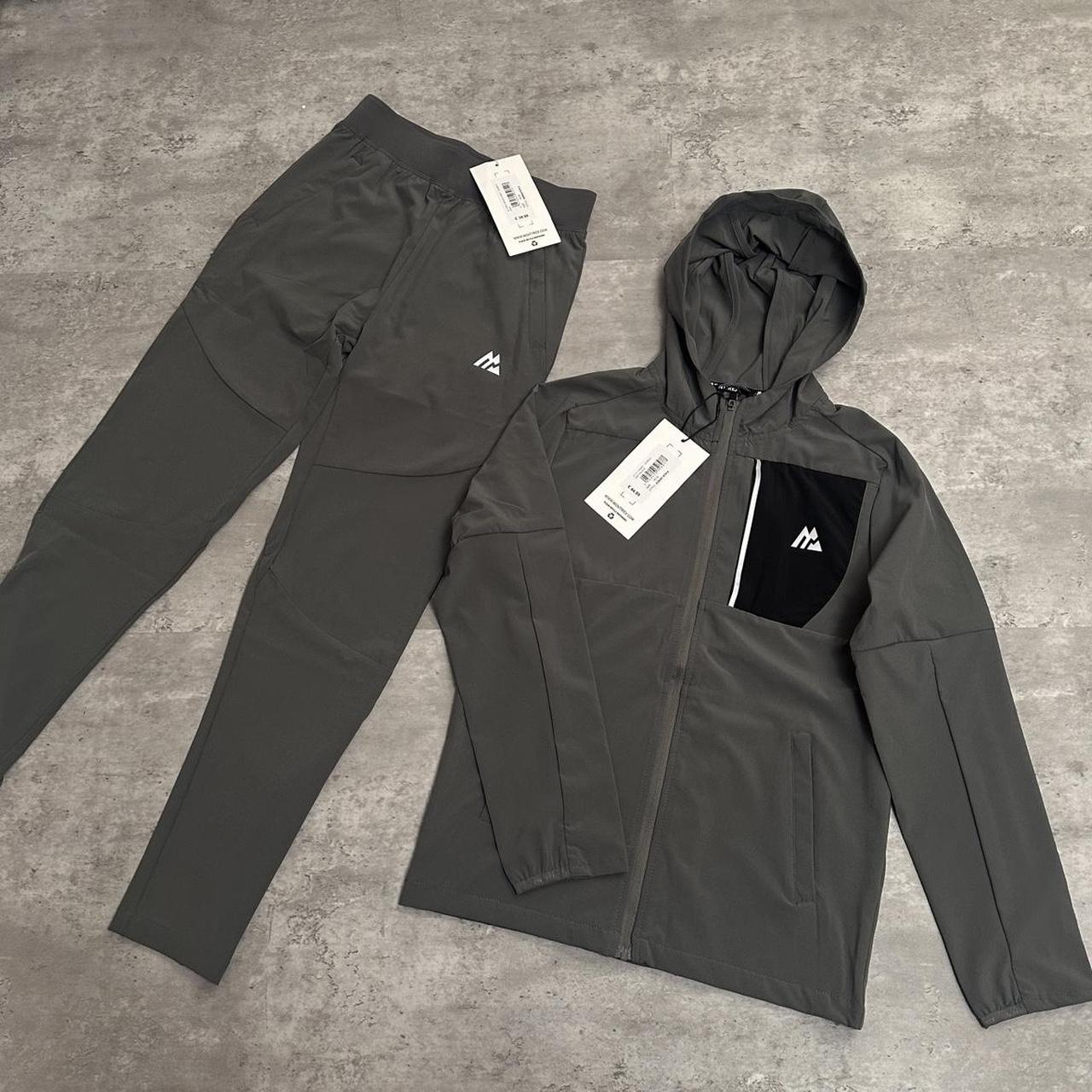 Montirex Full Tracksuit Grey Brand New Junior Top... Depop