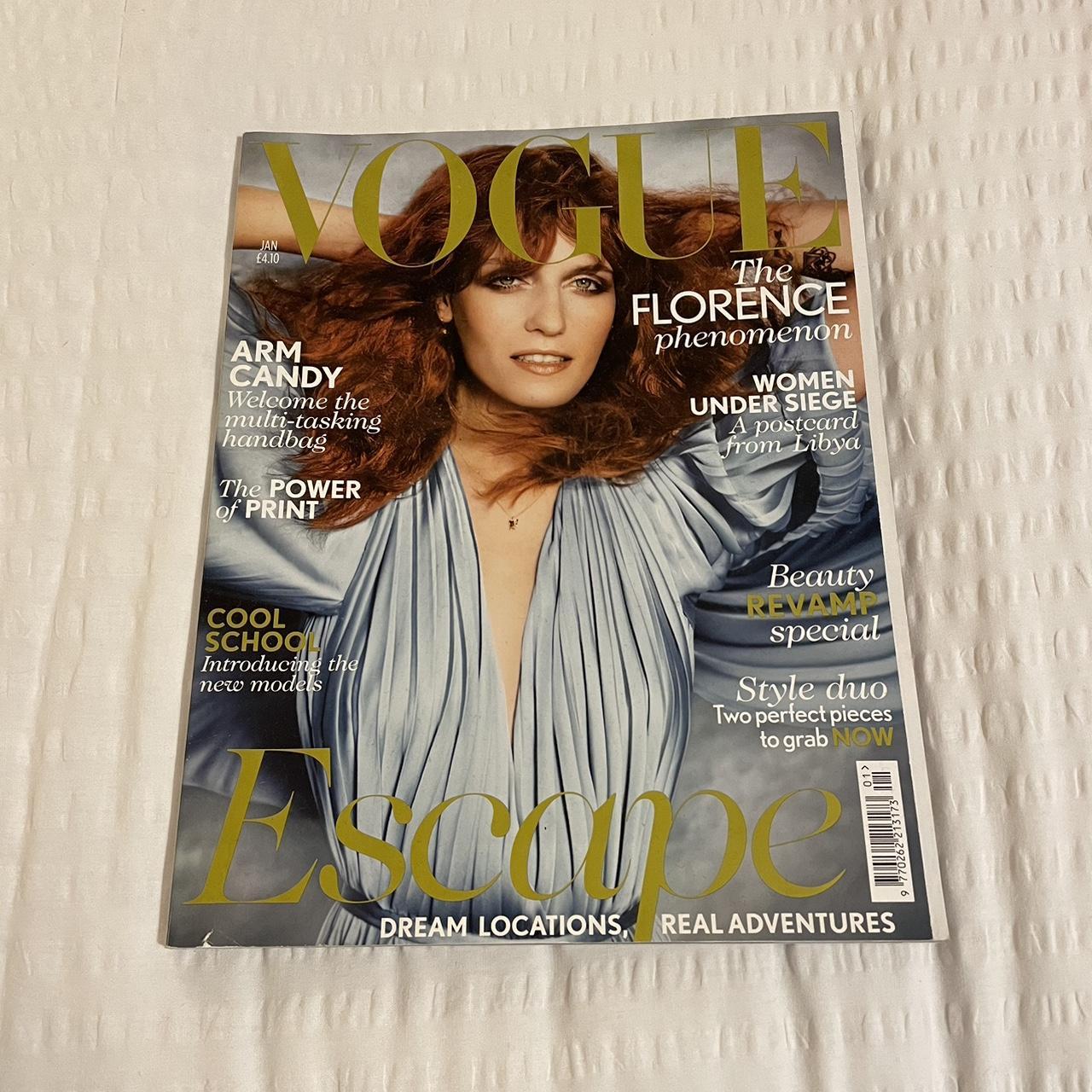 British VOUGE magazine / January 2012 / Florence... - Depop