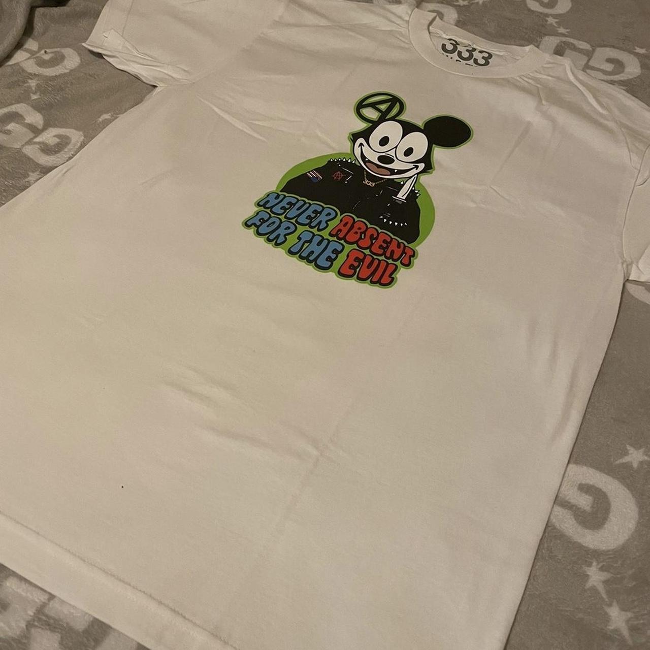 half evil x absent t shirt half evil x absent... - Depop