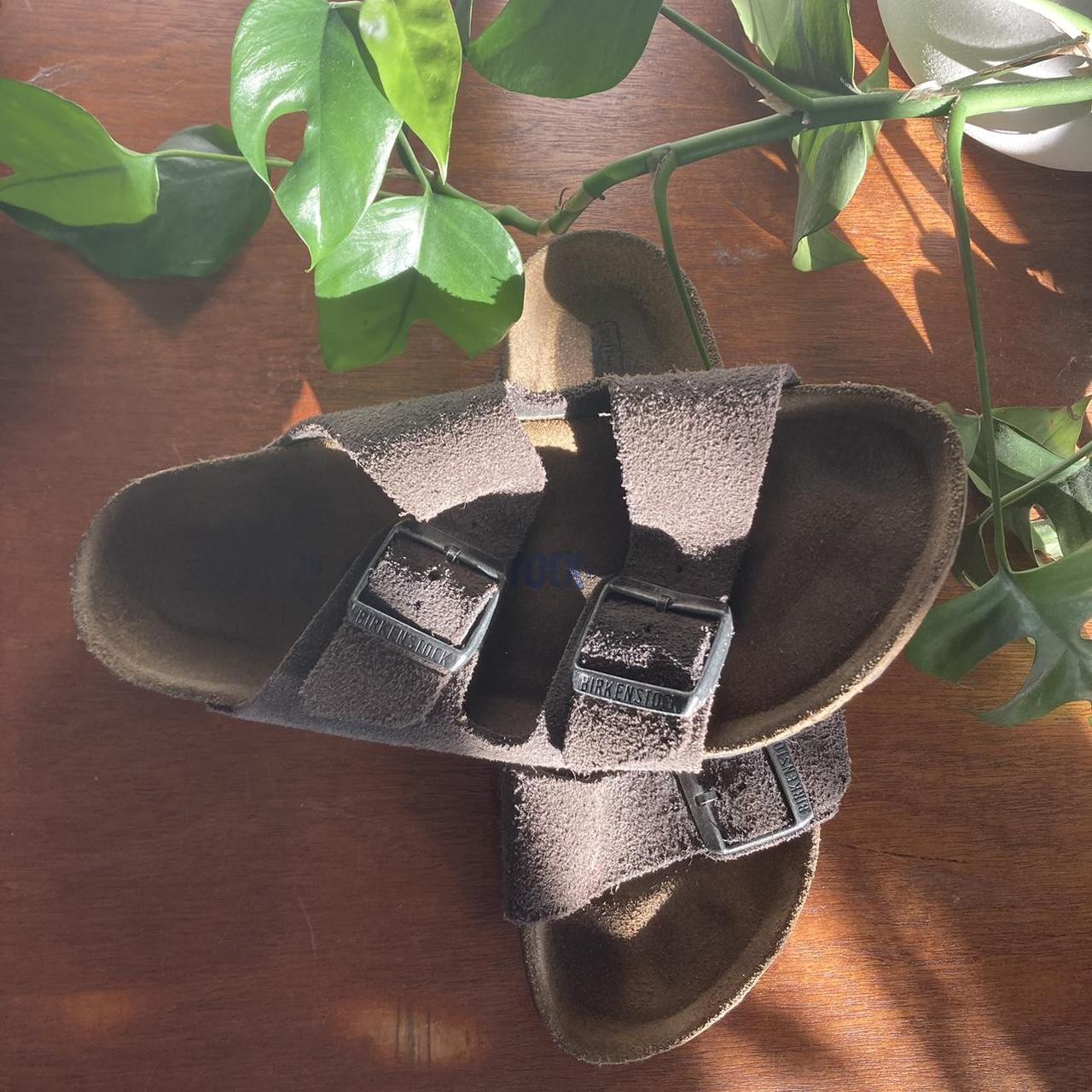 womens brown birkenstocks