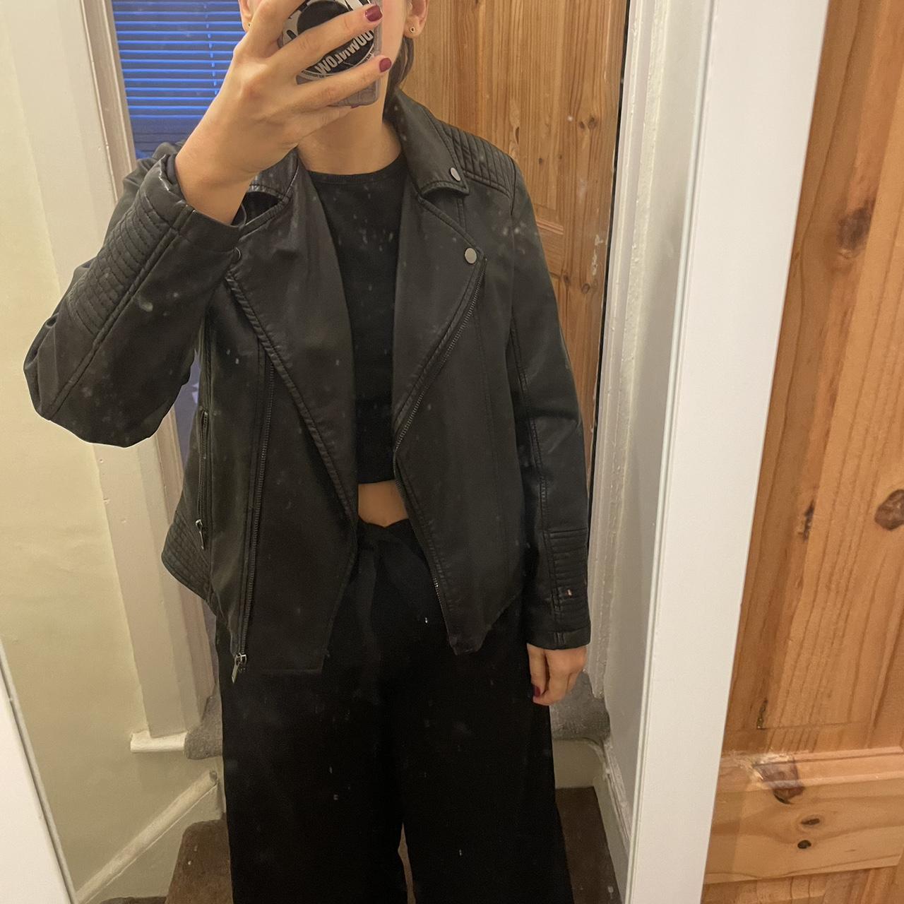 TU women’s leather jacket size 10 (can