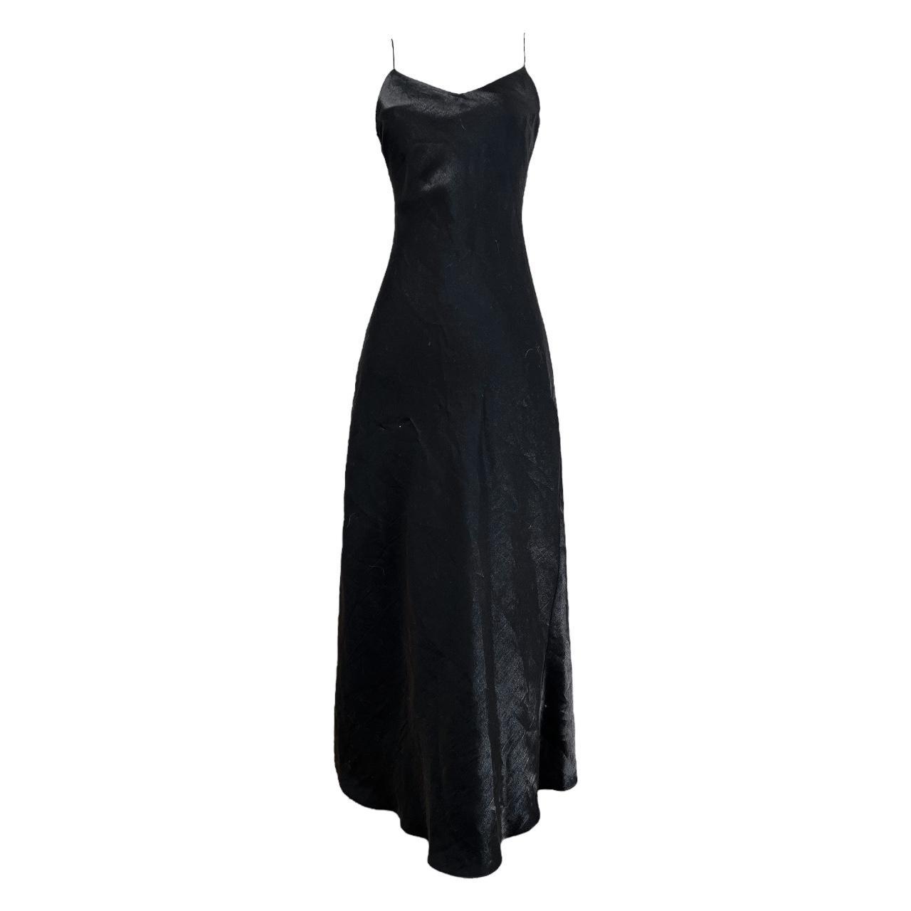 90s Vintage Slip Dress 🦇 ⚔️ shimmery satin fabric,... - Depop