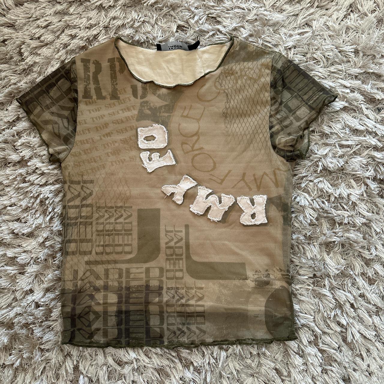 Jaded London Ecru cargo style corset top Perfect | Depop
