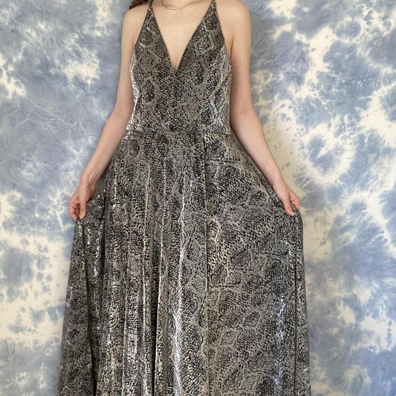 Snakeskin 2025 formal dress