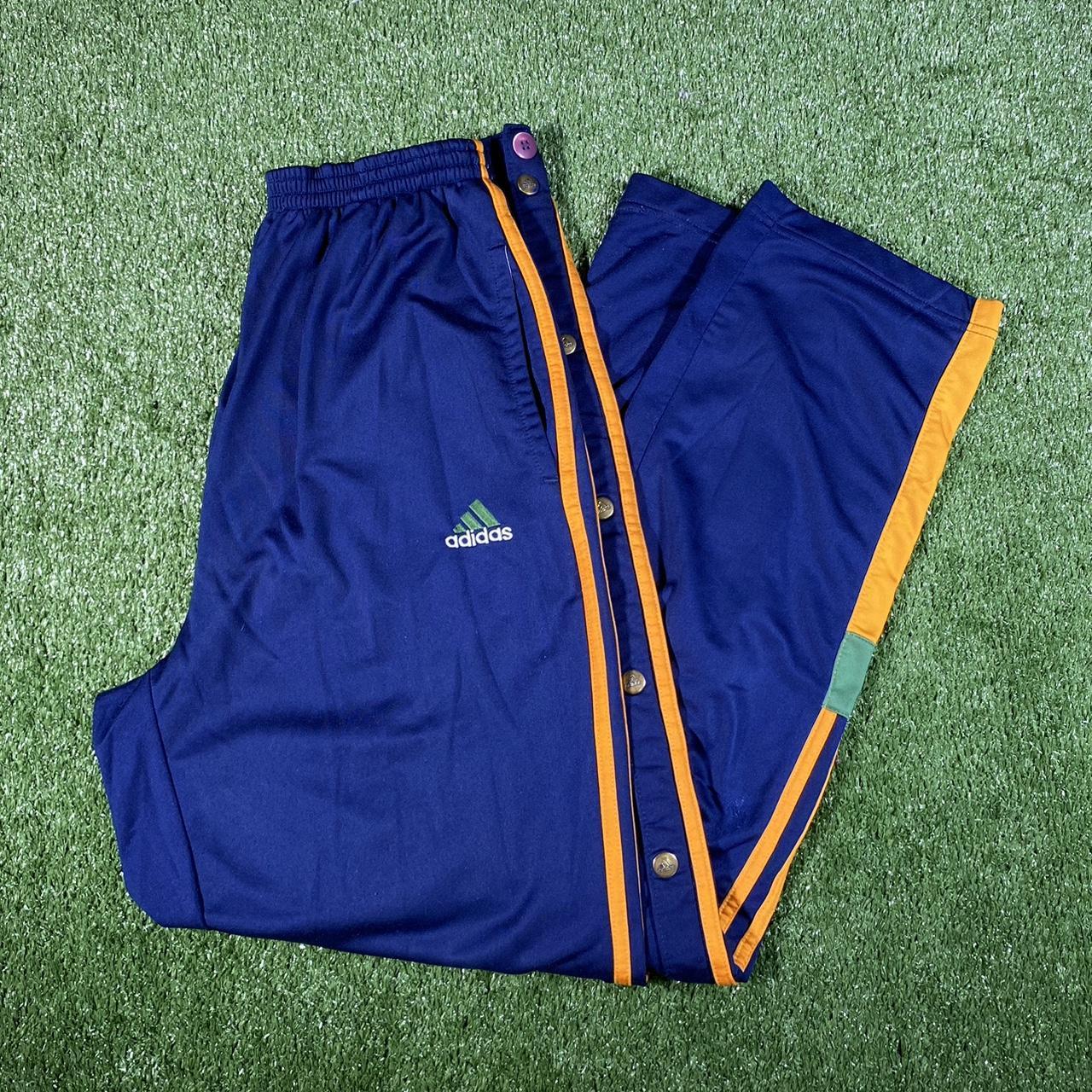 Adidas button up online joggers