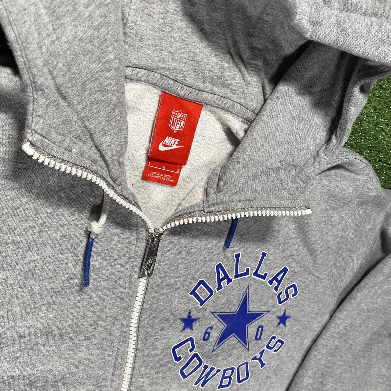 nike dallas cowboys hoodie size: M condition: - Depop