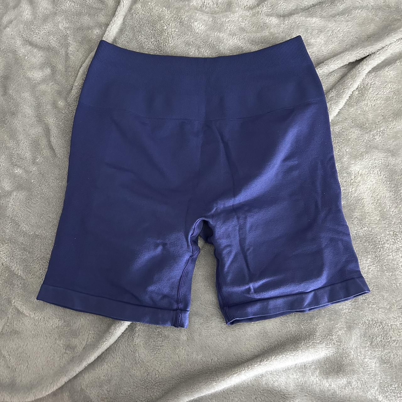 Aurola purple workout shorts 5” inseam Size... - Depop