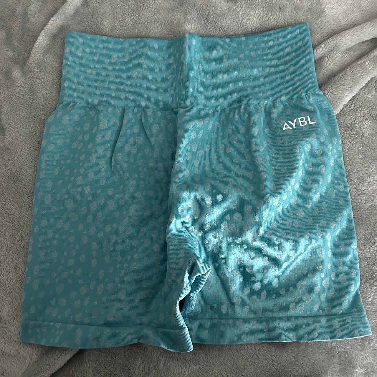 AYBL blue speckled workout shorts 3” inseam So... - Depop