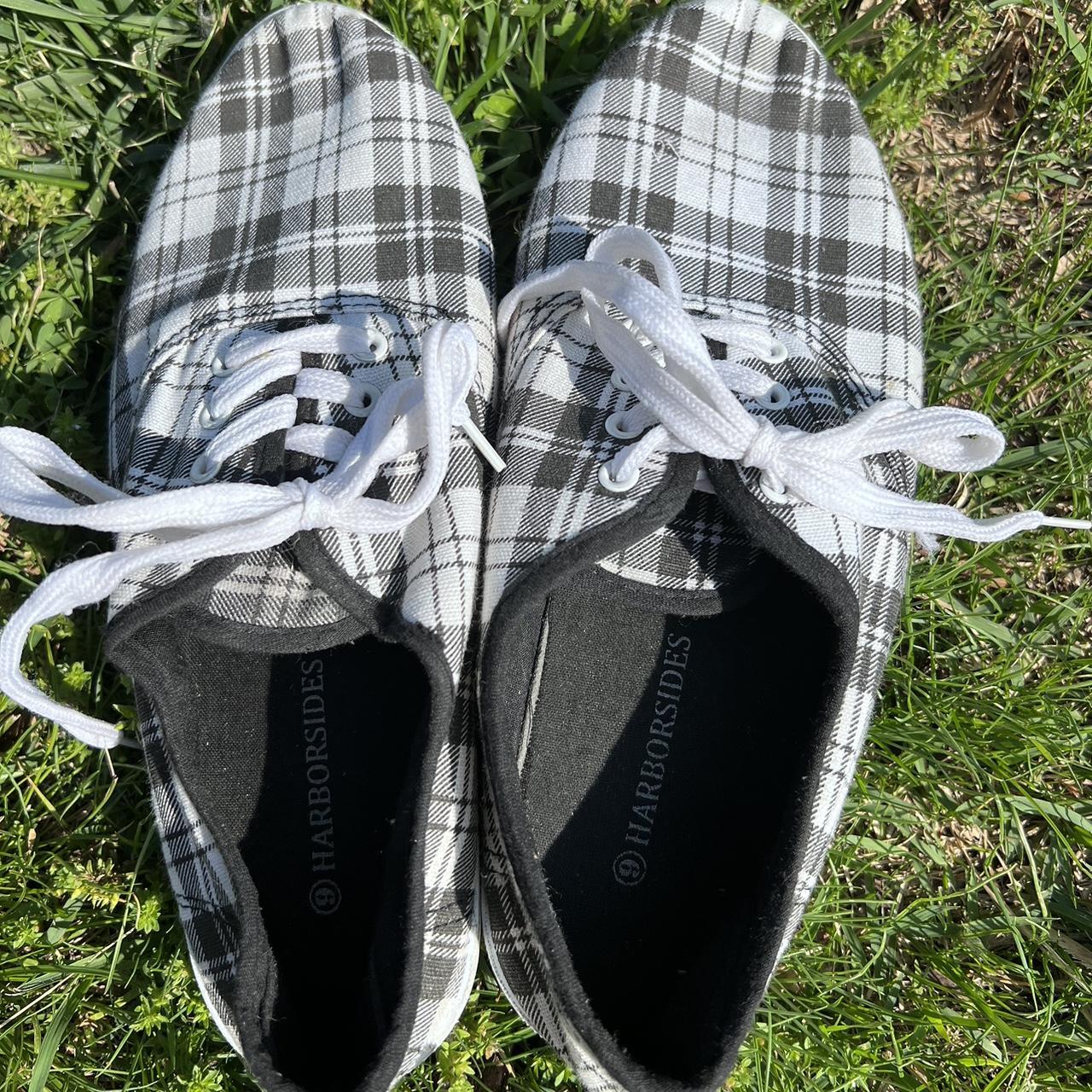 Womens plaid clearance tennis shoes