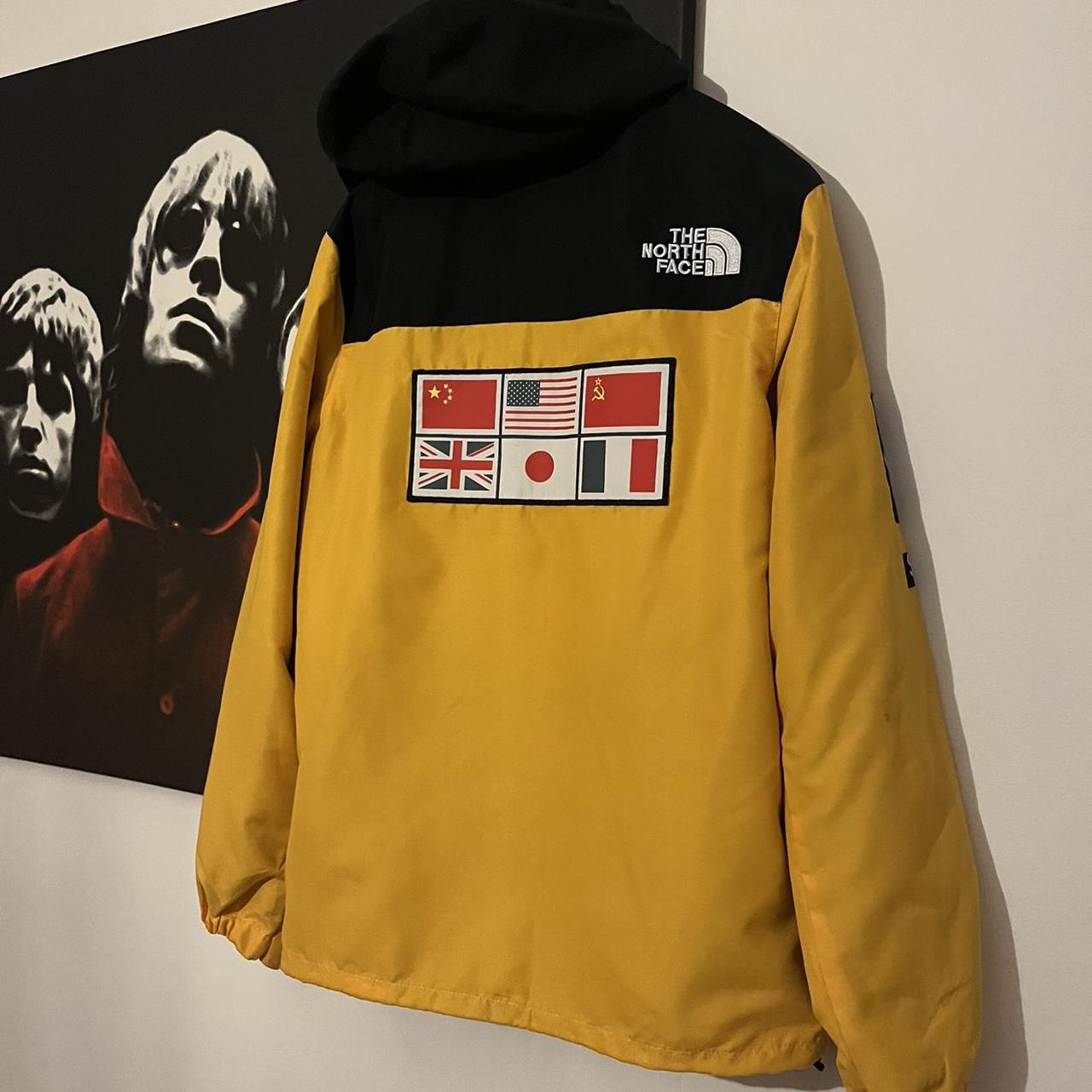 The North Face Supreme Yellow Supreme The North Face Leather