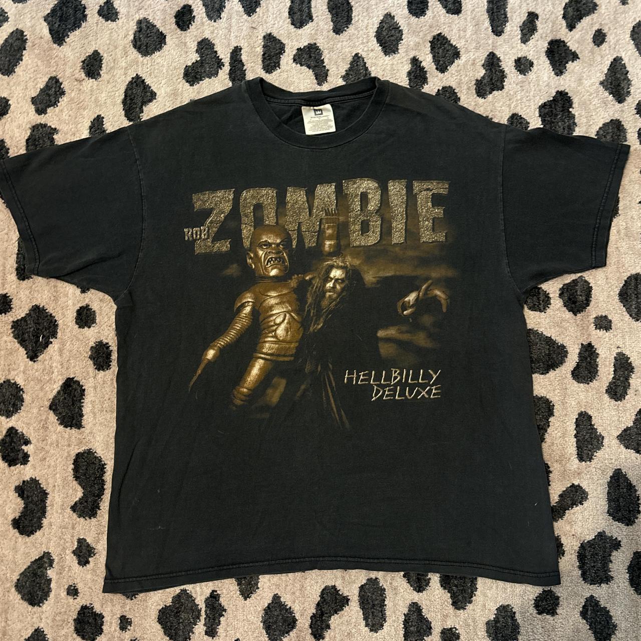 Vintage 90s Rob Zombie deals Hellbilly Deluxe Winterland T Shirt