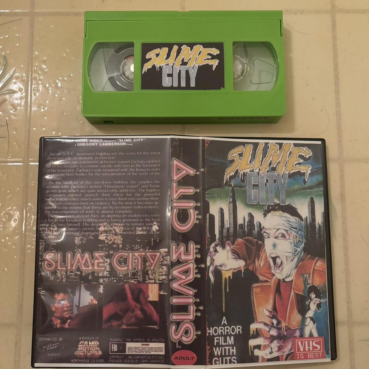 Slime city 1988 vhs Will be on black tape. Green | Depop