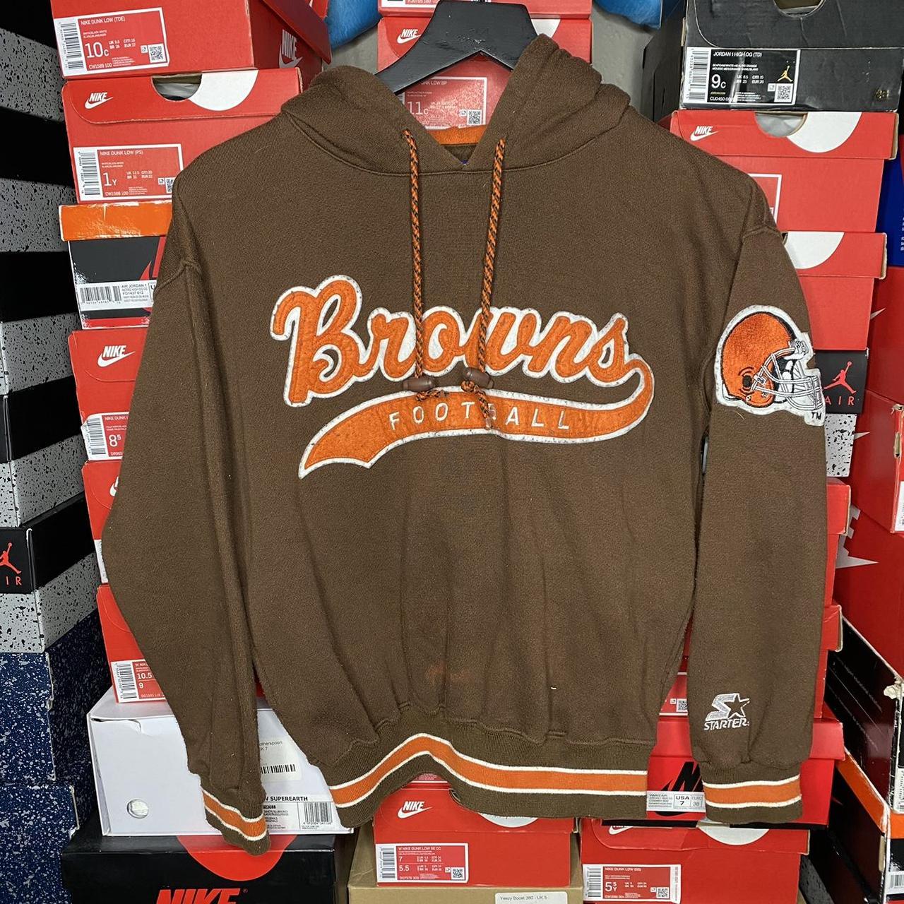 Kids Cleveland Browns Hoodie size 4 - Depop